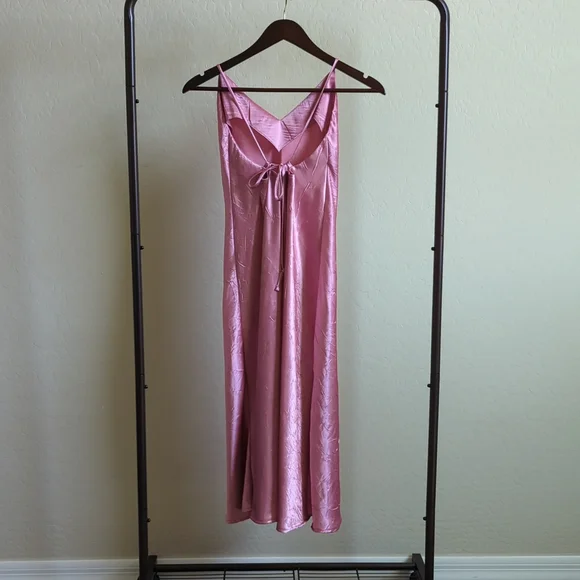 Vanessa Mooney LaLa Slip Dress in Pink - Picture 3 of 4
